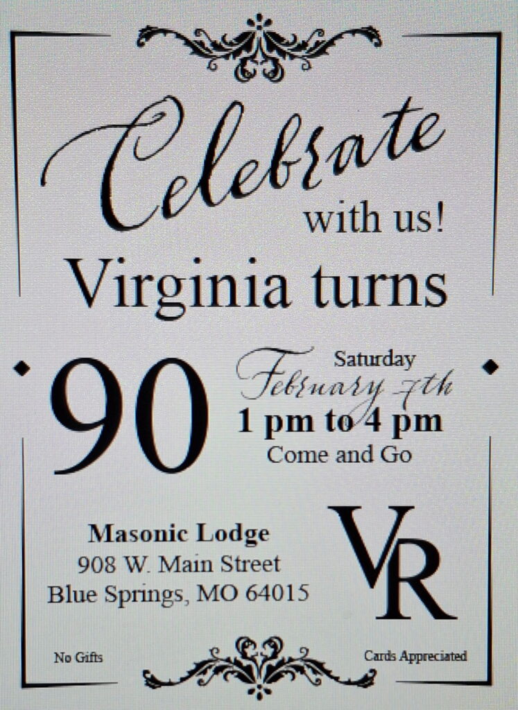 Virginia Birthday Party