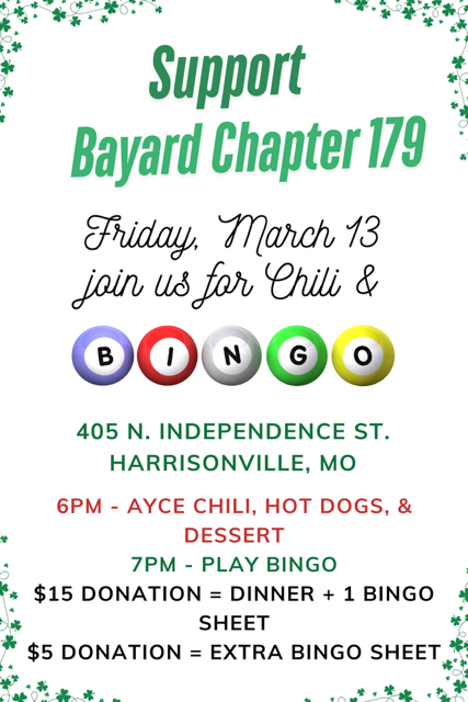Chili-Bingo Fundraiser