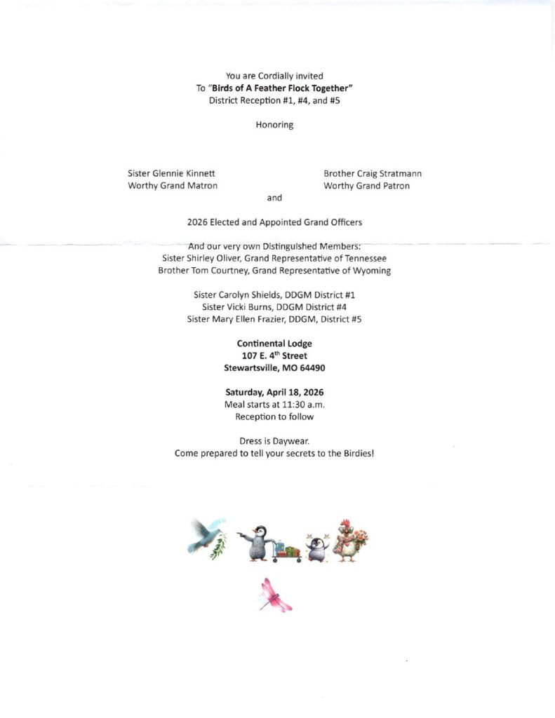 1st, 4th & 5th District Reception