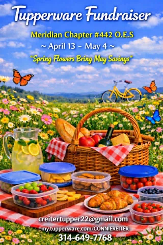 Meridian Tupperware Fundraiser