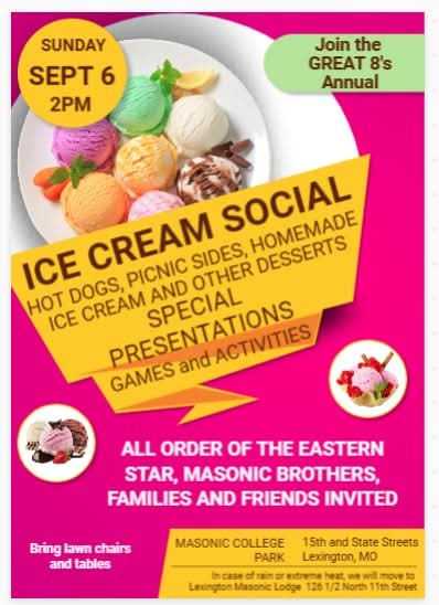 Annual Homemade Ice Cream Social